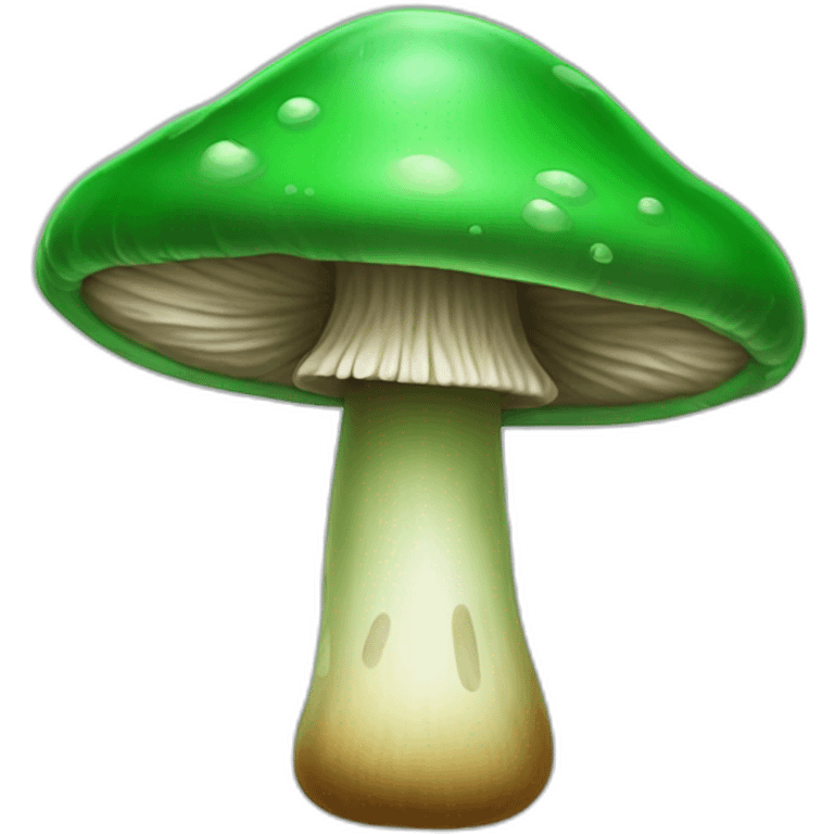 Green Stain mushroom emoji