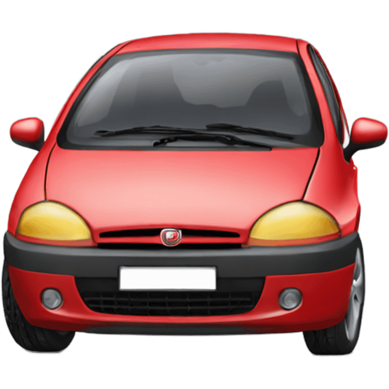 Red Fiat Punto emoji