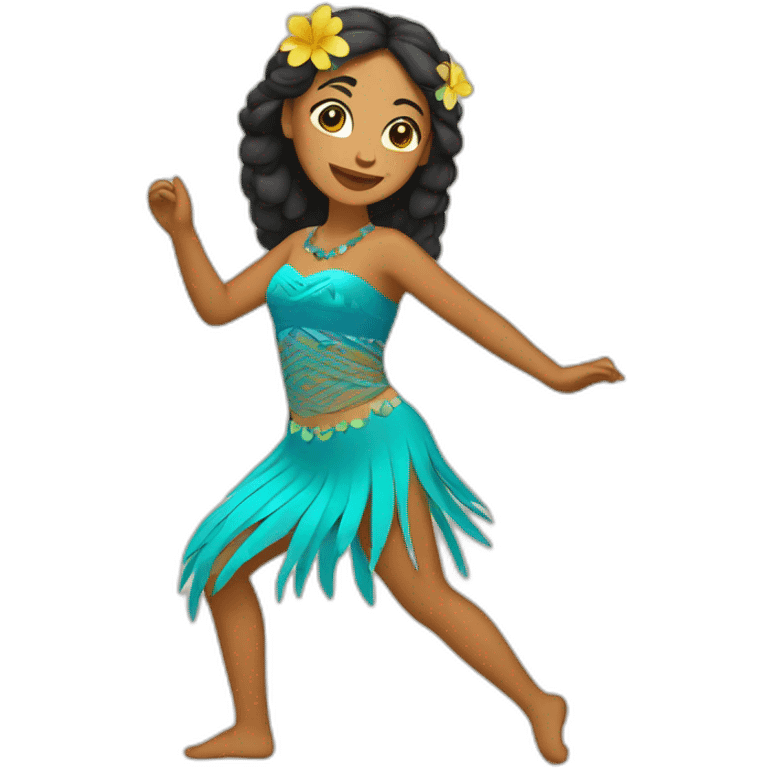 Danseuse tahitienne emoji