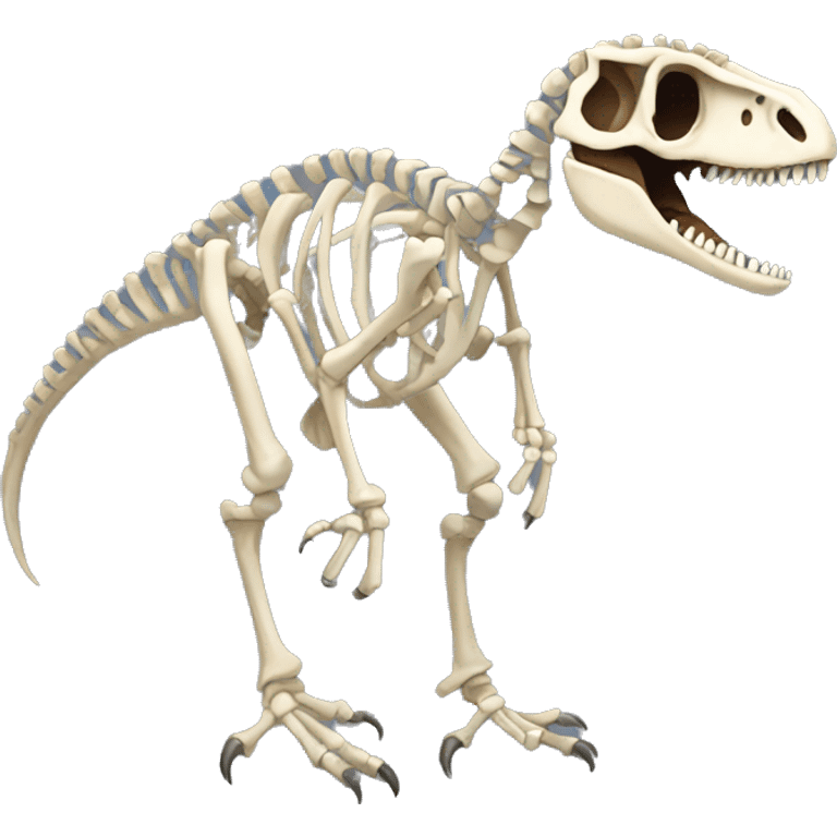 velociraptor skeleton emoji