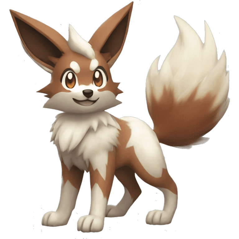 Lycanroc Eevee Furret Zigzagoon Fakémon emoji