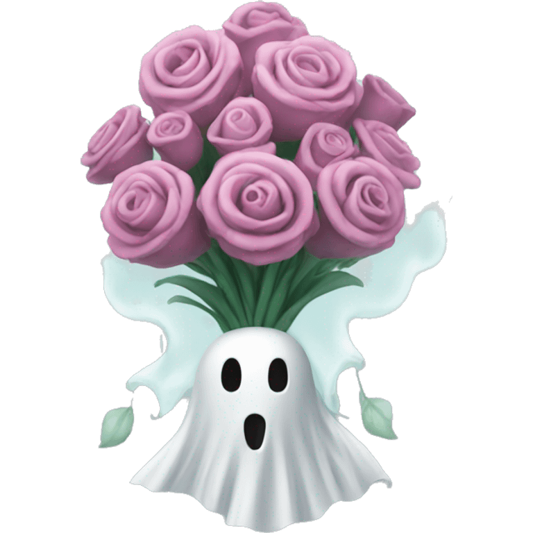 Ghost bouquet emoji