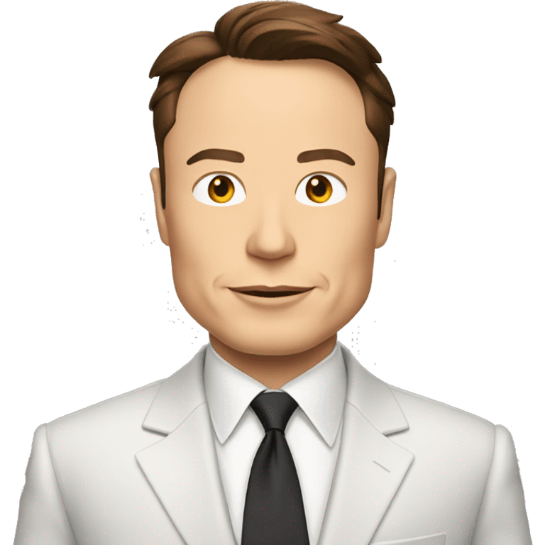 elon musk wearing suit emoji