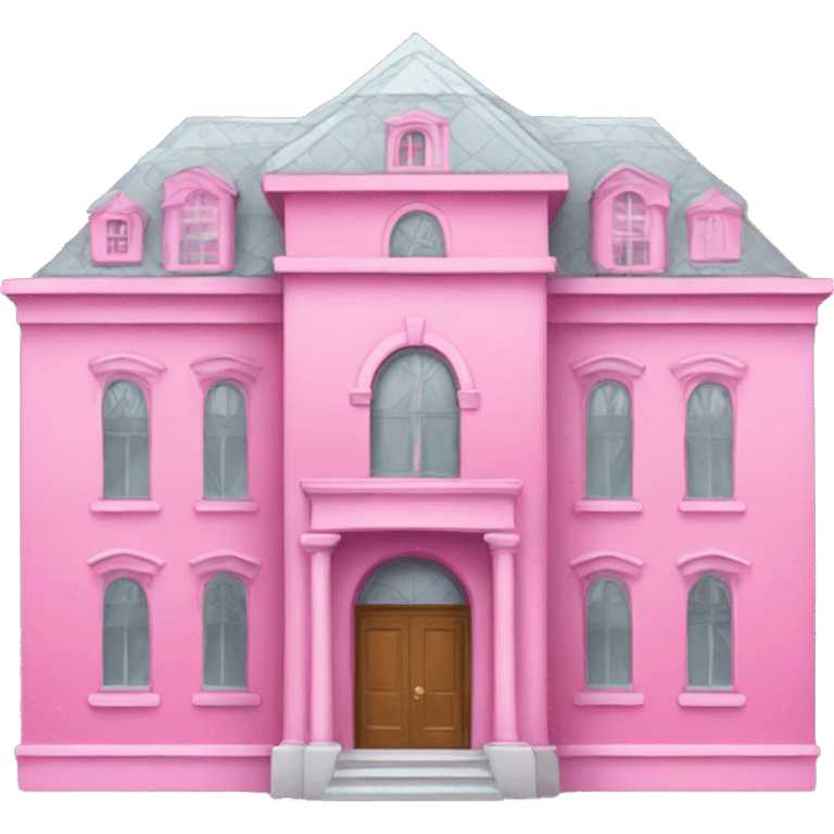 pink fancy building emoji