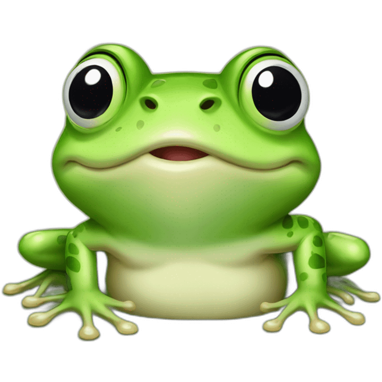 frog peepo happy emoji