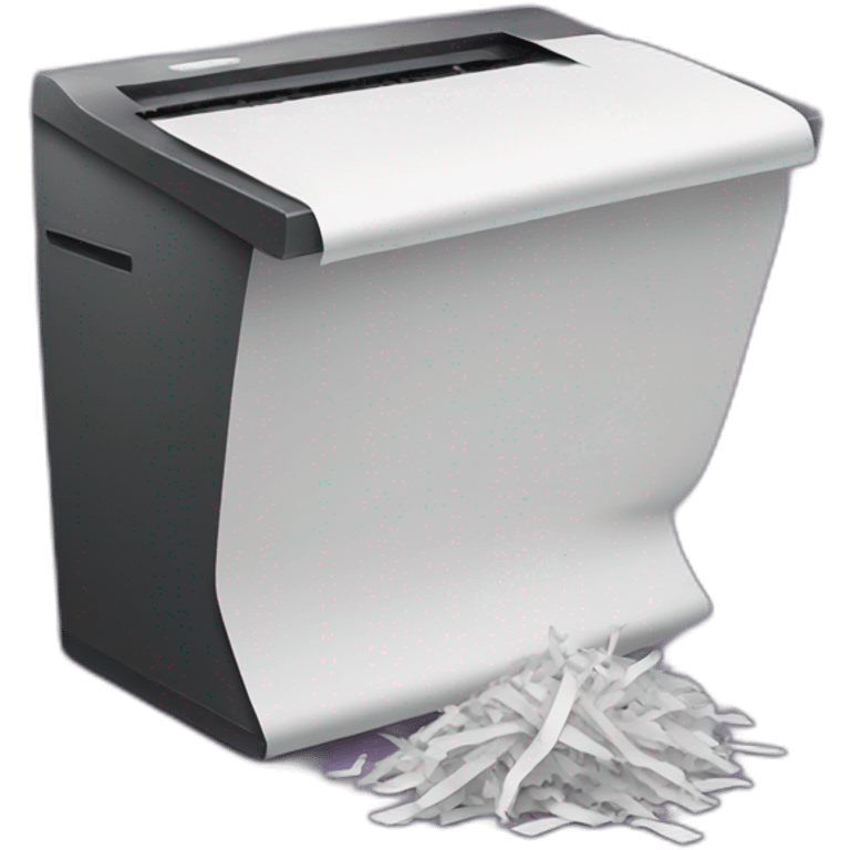 paper shredder emoji