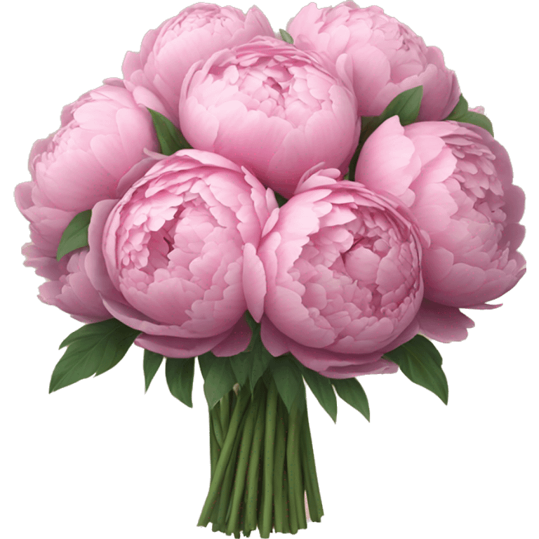 Big impressive peony bouquet  emoji