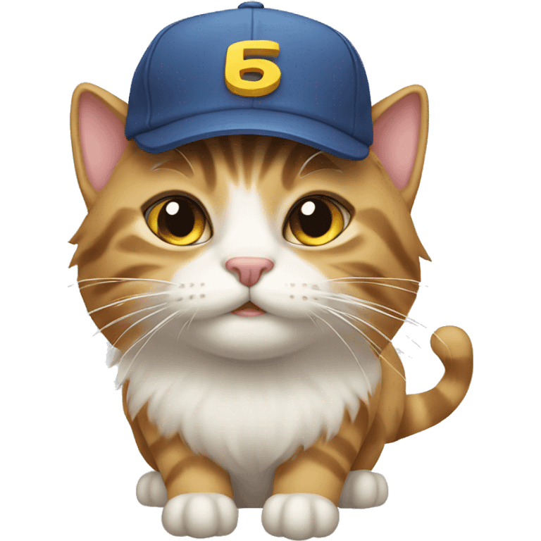 cat with cap emoji