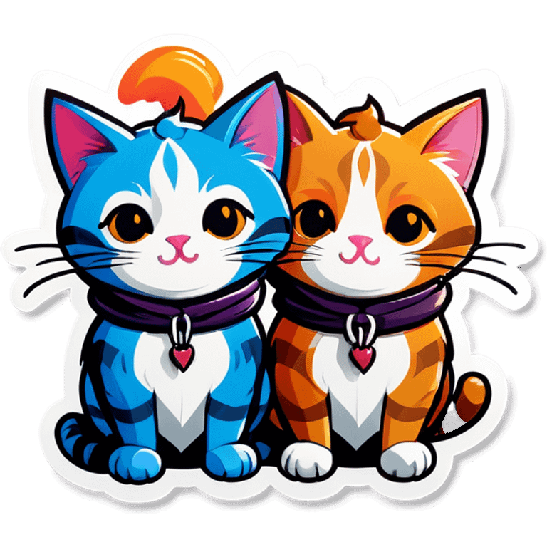 Hooded cats emoji