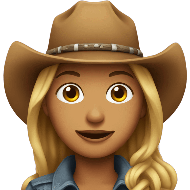 Cowgirl emoji