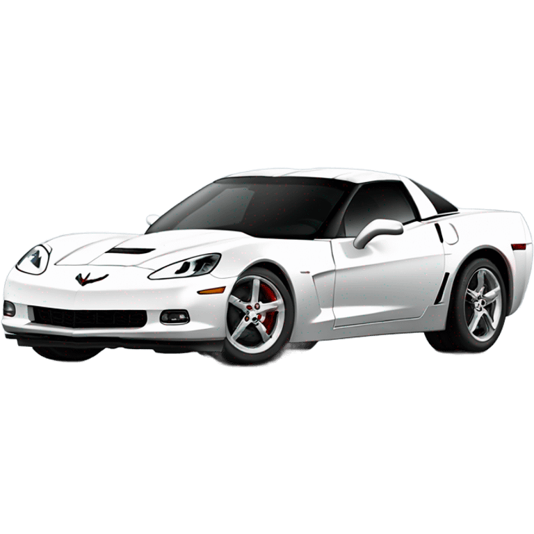 Corvette speeding  emoji