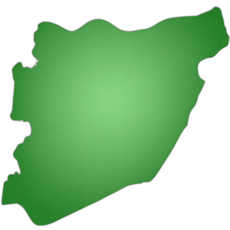 Saudi Arabia green map color emoji