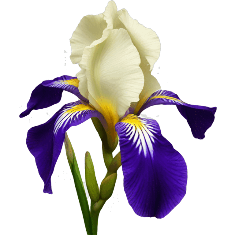 Iris flower emoji