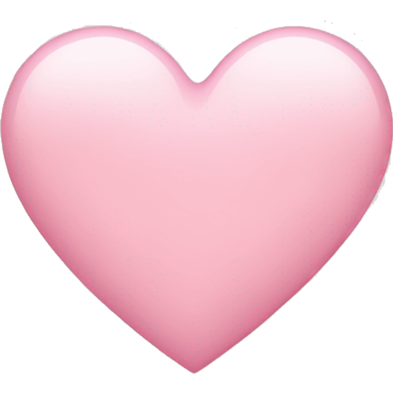 Light pink heart emoji