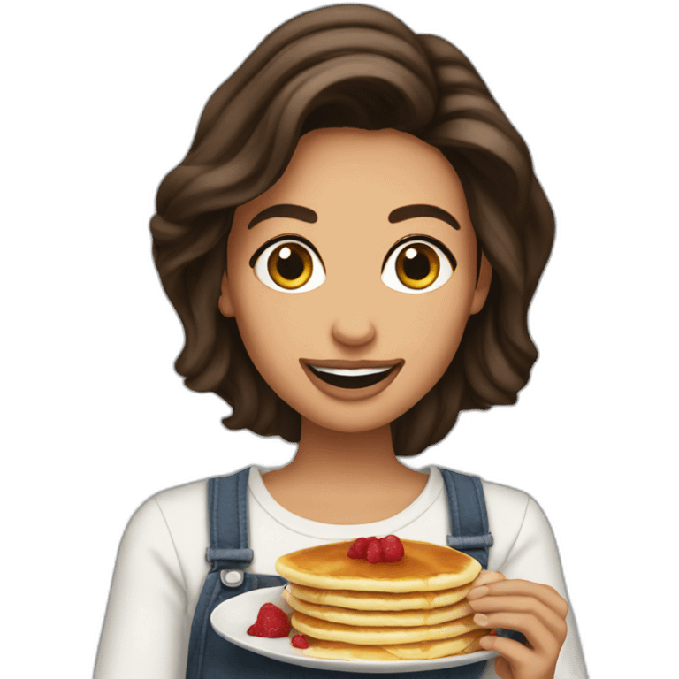 Jenner eat pancake emoji