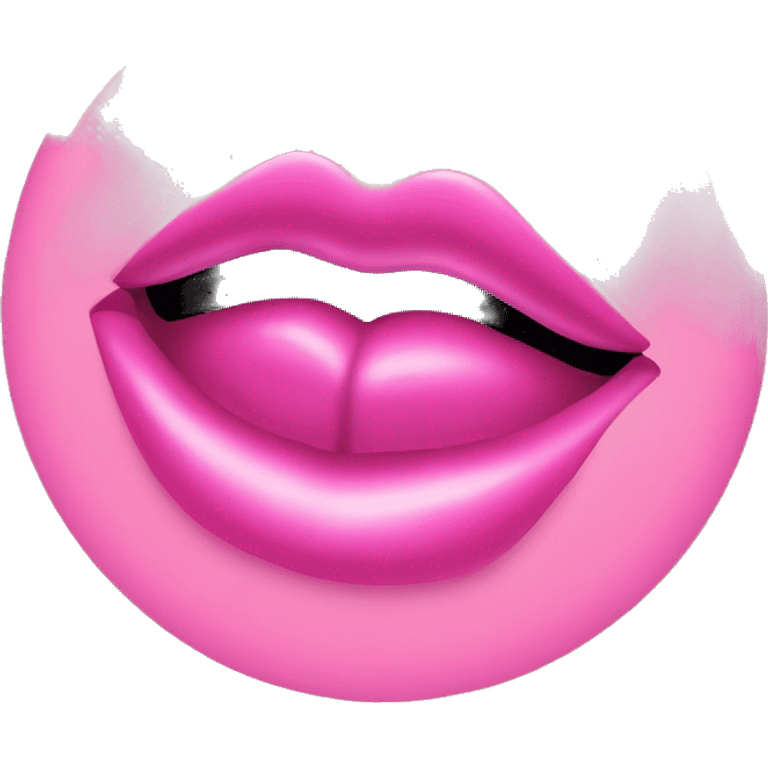 pink kiss mark emoji