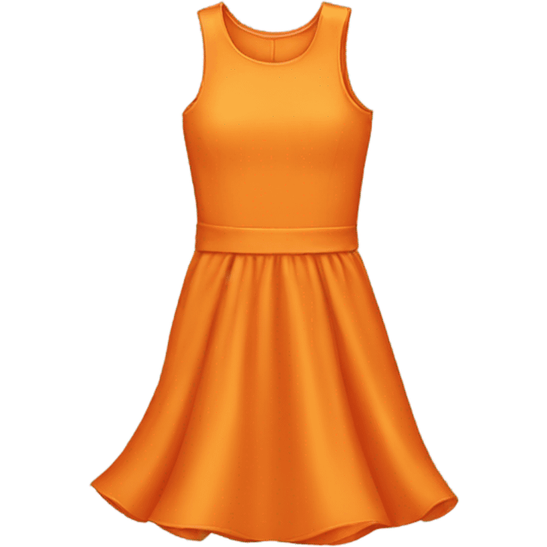 orange dress emoji