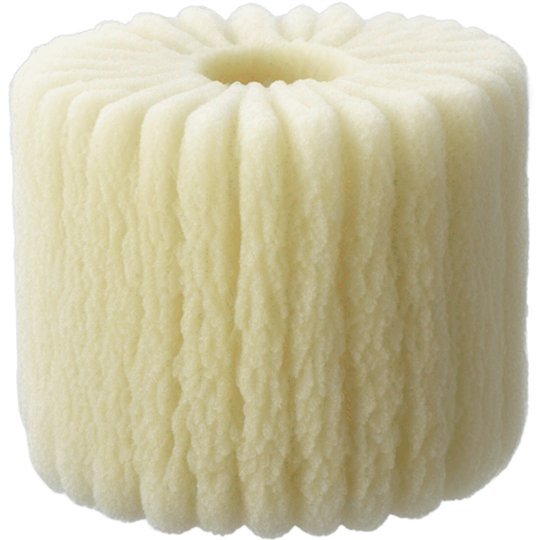 white loofah sponge emoji