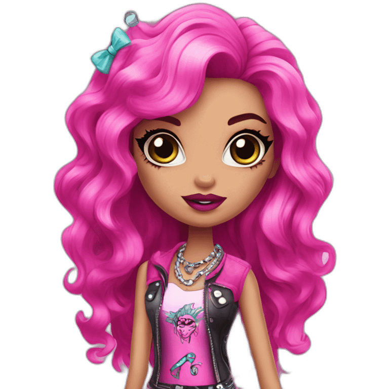 Pink monster high emoji