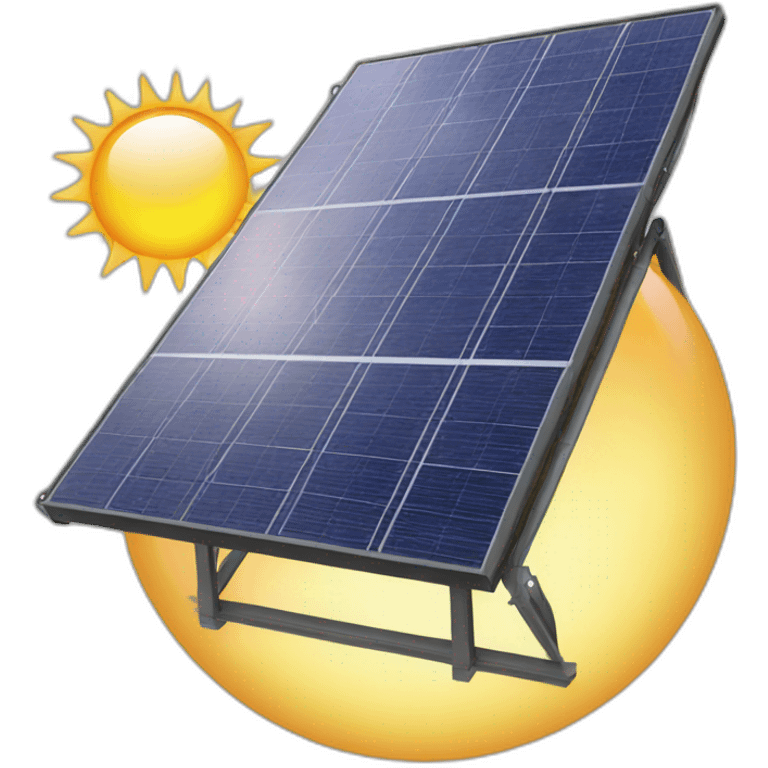 Solar panel emoji