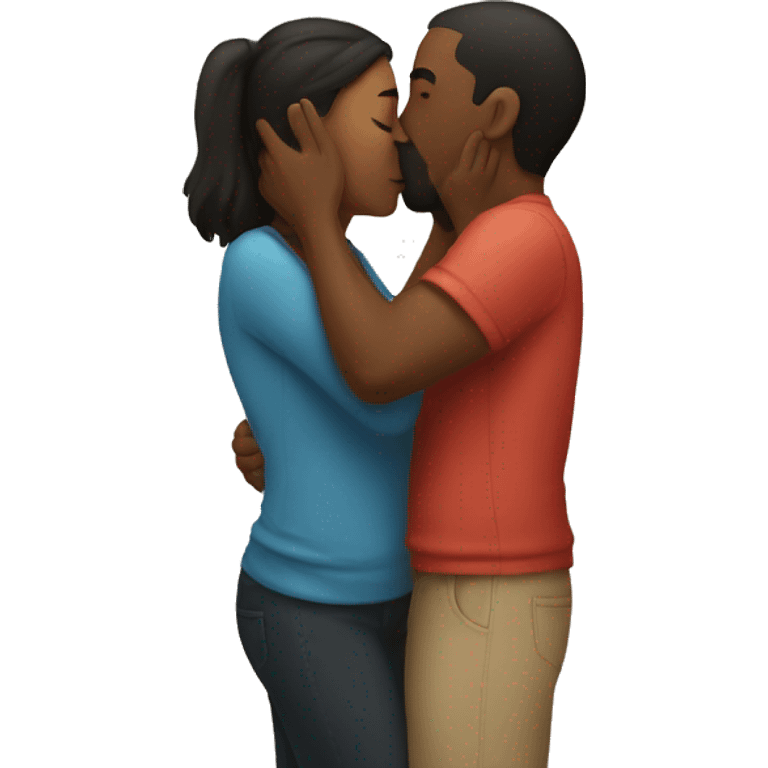 couple-kissing-passionately emoji