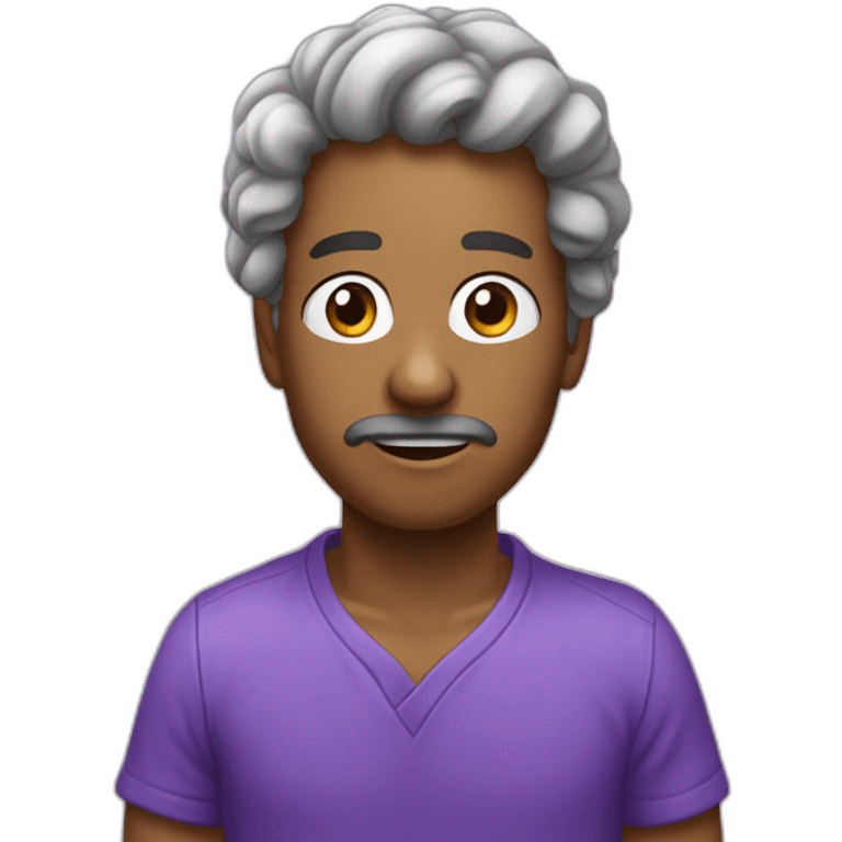 Crie um emoji sobre um carneiro roxo emoji