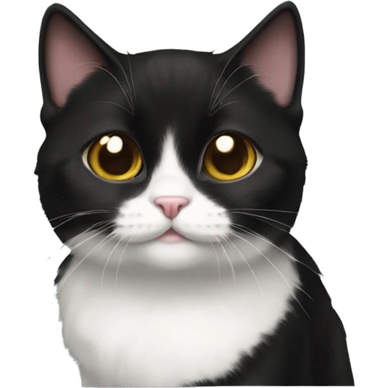 Black munchkin cat emoji