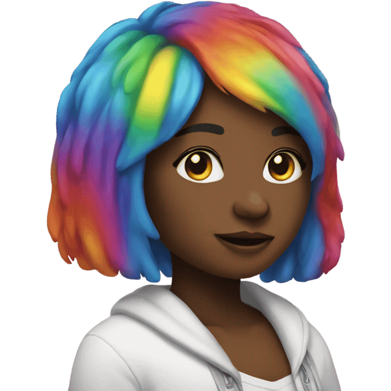 Rainbow girl emoji