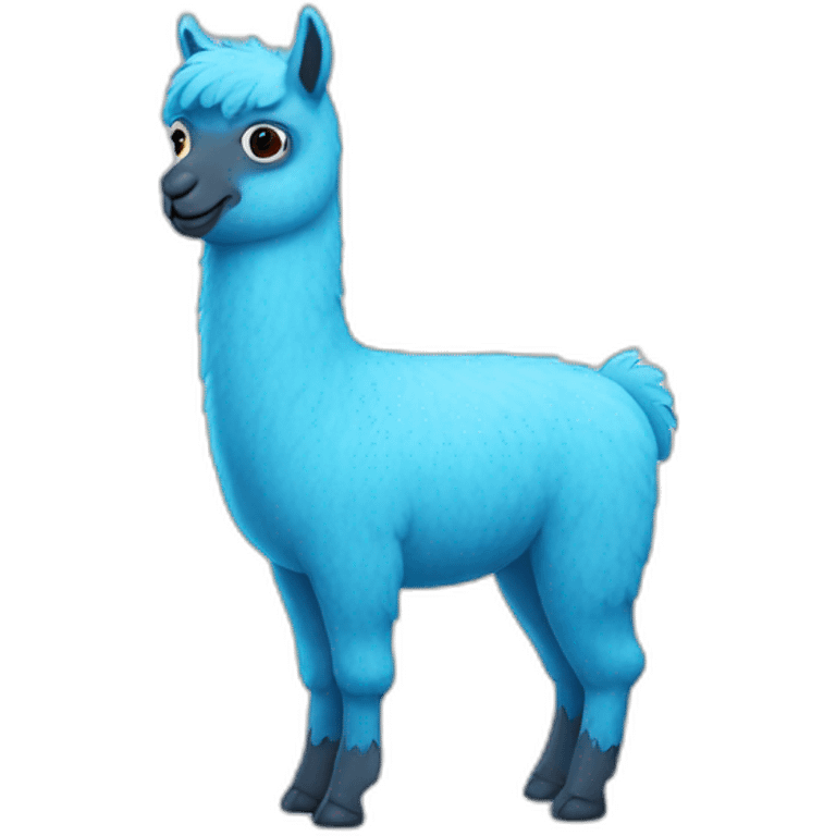 blue llama emoji