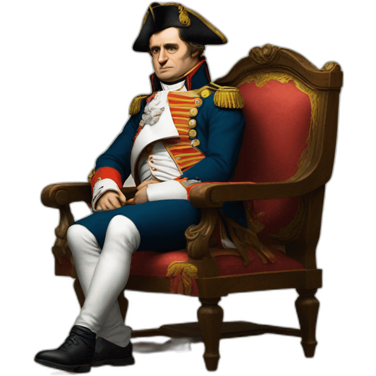 Napoleon sit down emoji