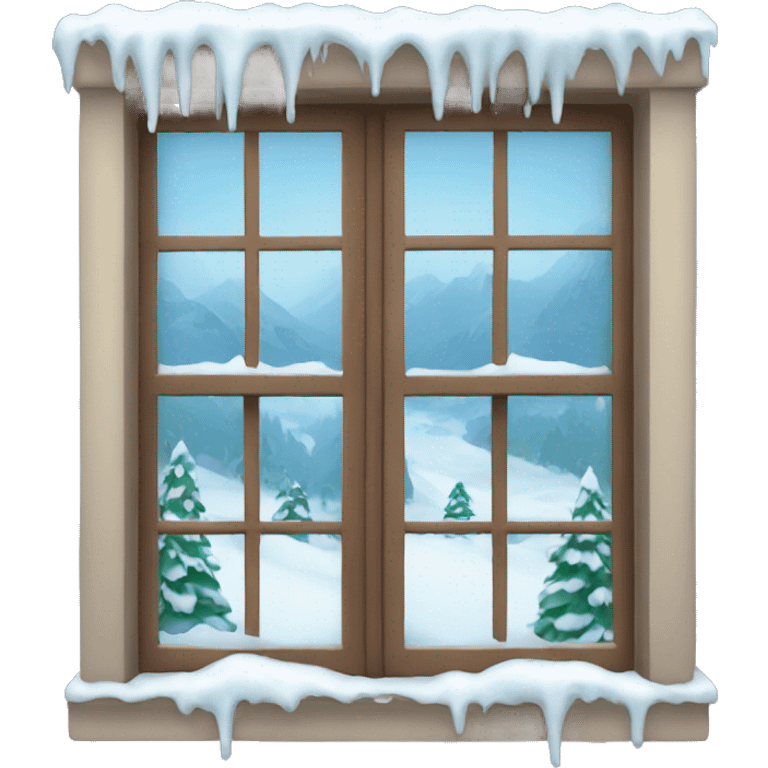 winter window emoji