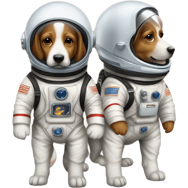 Perro astronauta emoji