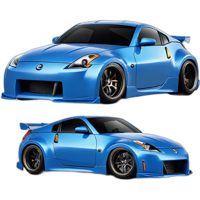 350z drift tuning blue emoji