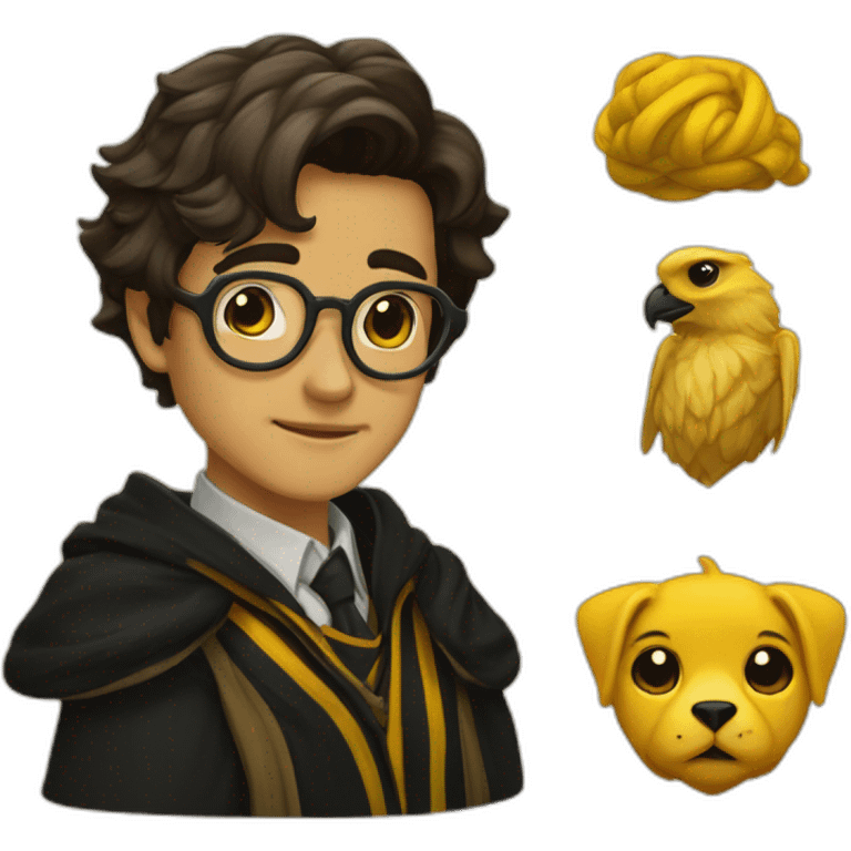 Hogwarts house Hufflepuff emoji