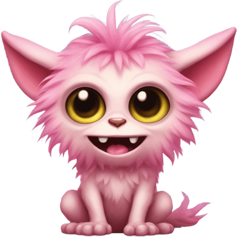 gremlin monster cute pink  emoji