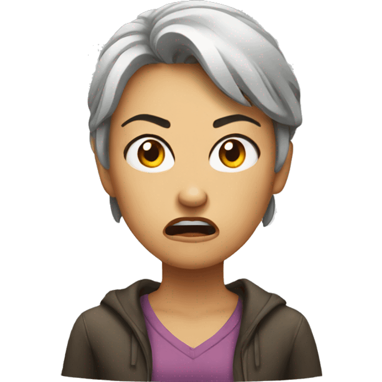 angry woman emoji