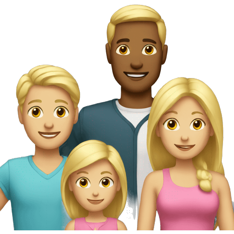 blonde family emoji