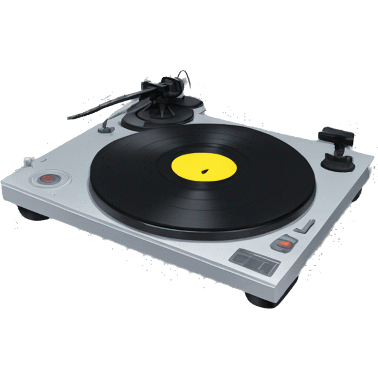 turntable in the style of discord emoji