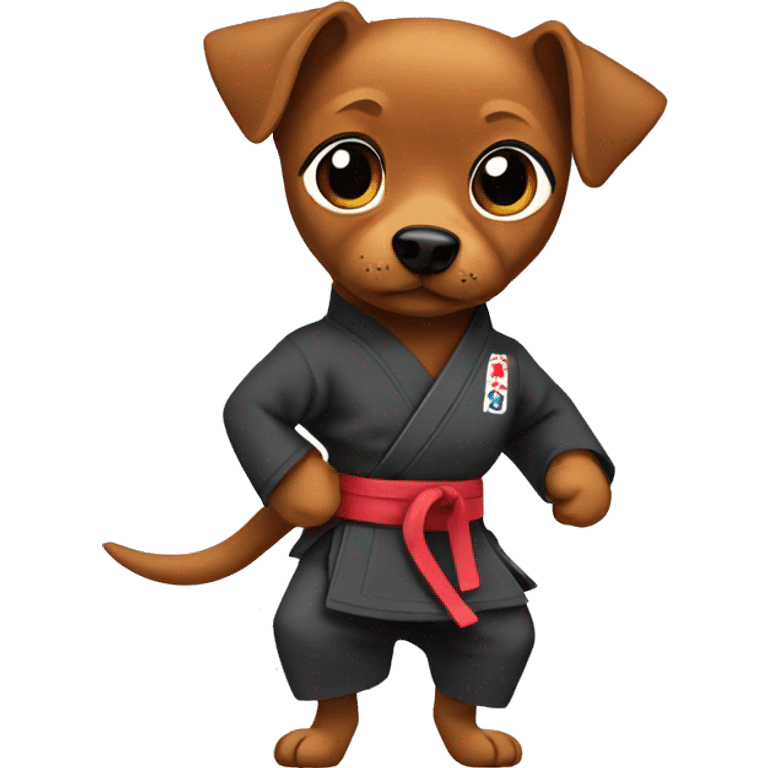 pinscher karate emoji