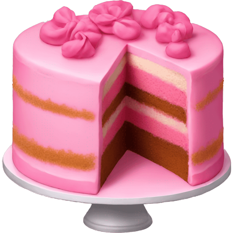 pink cake emoji