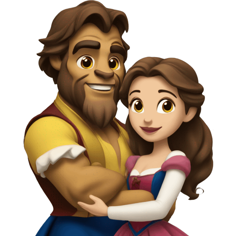 Beauty and the beast emoji