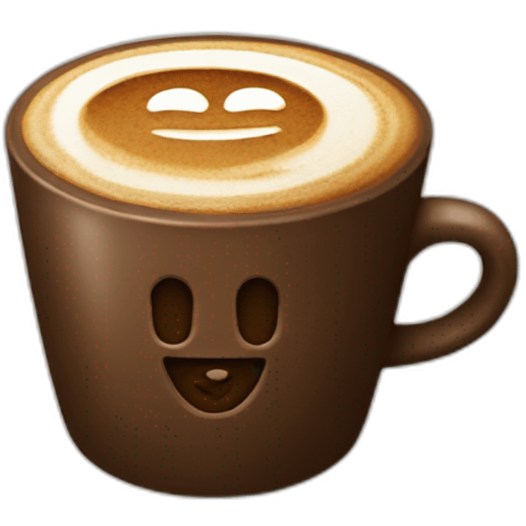 coffee and "GM" sign emoji