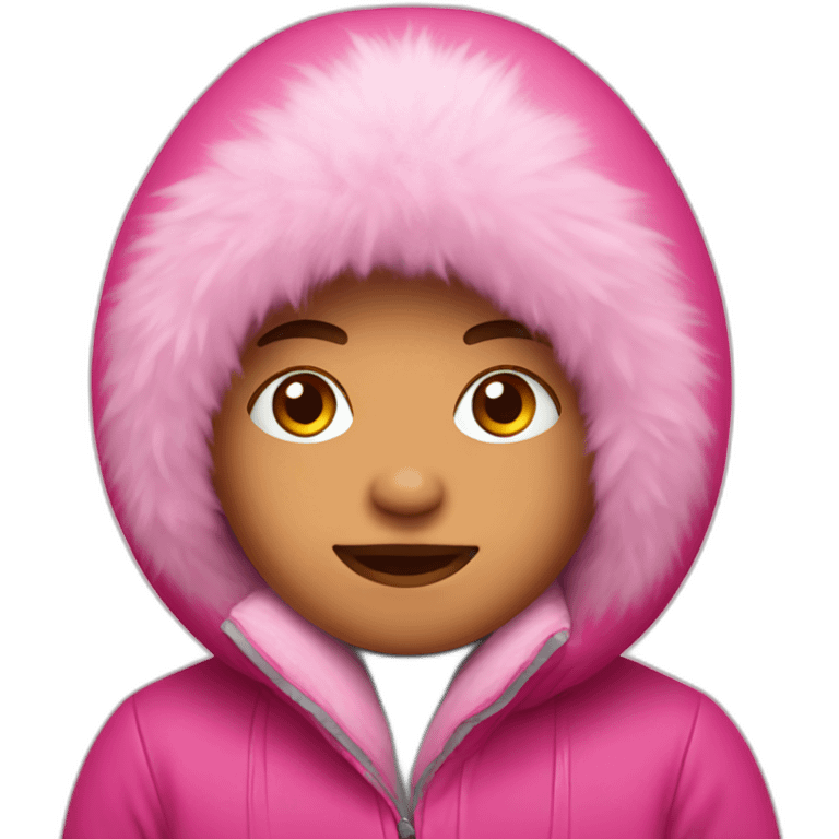 Pink eskimo emoji