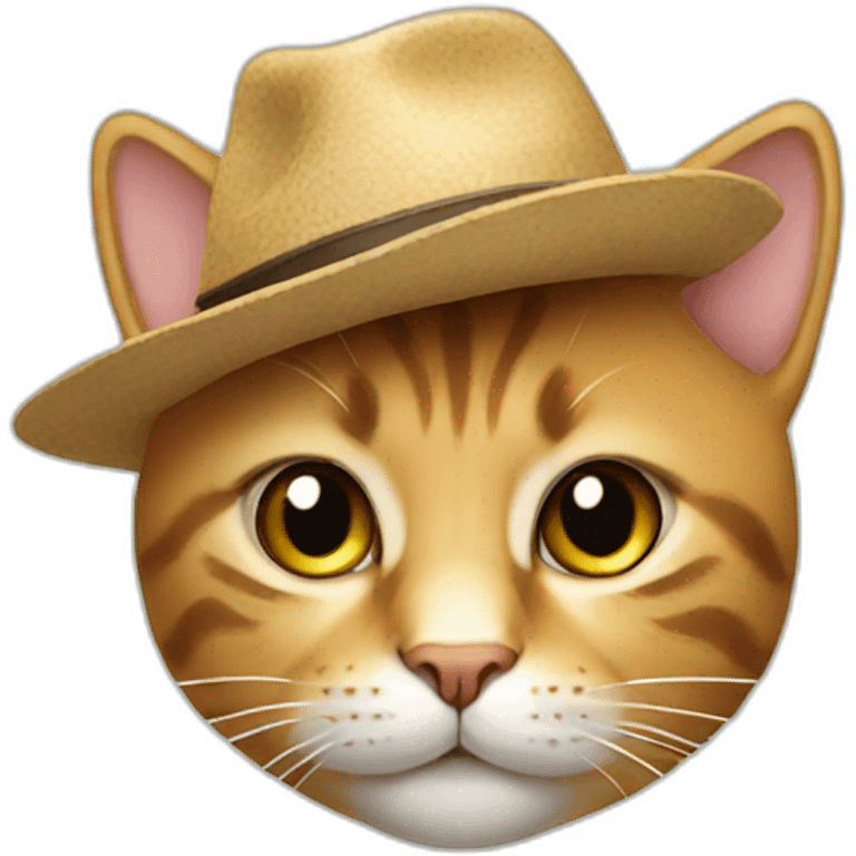 cat with a hat emoji