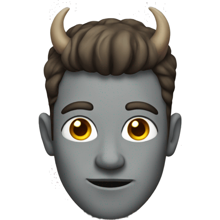 human with horns emoji