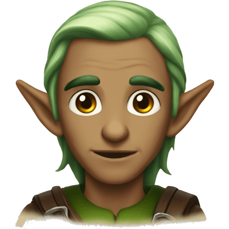 rogue male elf  emoji