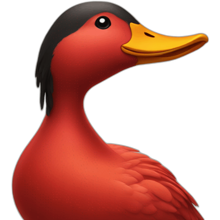 red duck emoji