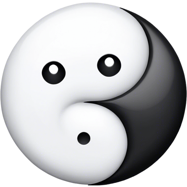 El yin y el yang emoji