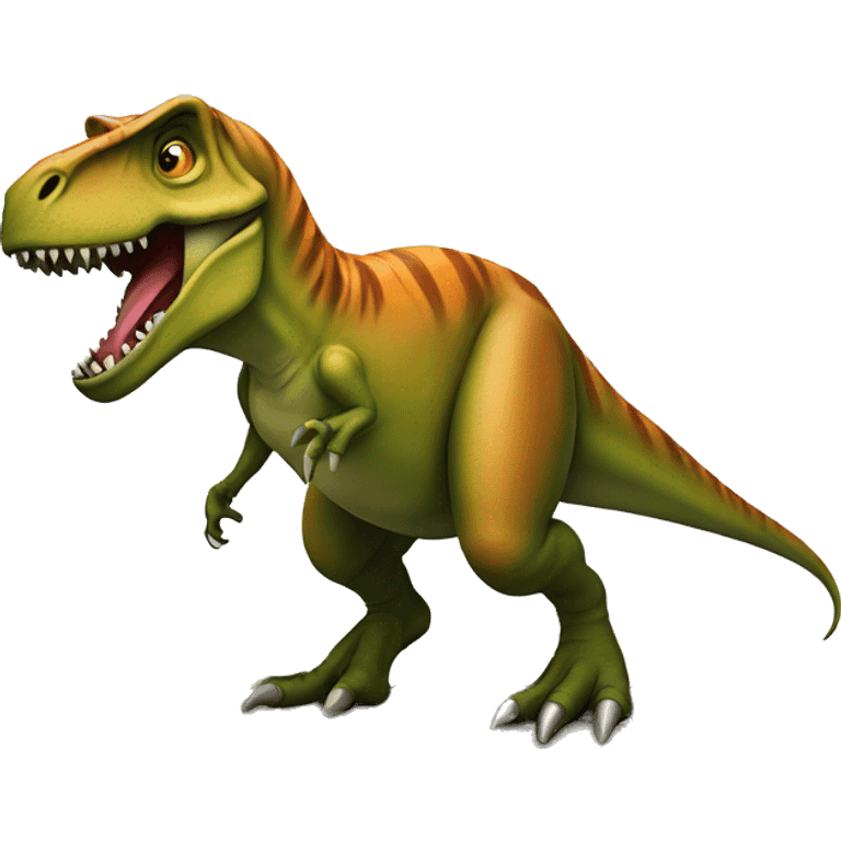 T-rex on bord emoji