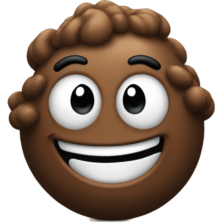 smiling poo with arms  emoji